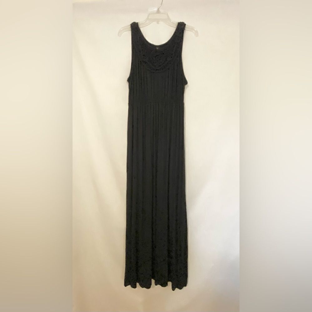 NWT White Mark Maxi Dress Black size L. Stretchy. Comfortable. Casual.